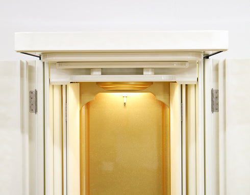 Soka Gakkai Furniture-style Buddhist Altar "Akane" Available in 4 colors Made in Japan Rainbow Gold Cabinet Compatible with Permanent Gohonzon